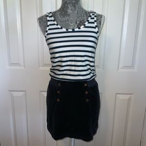Juicy Couture nautical swim coverup size P/ S